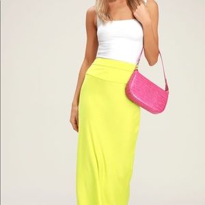 FREE PEOPLE NWT Midi Slip Skirt